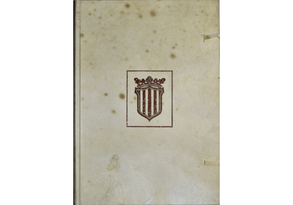 Repartiment Regne de València-Jaime I Aragón-Manuscript-codex-facsimile book-Vicent García Editores-13 Cover mss.